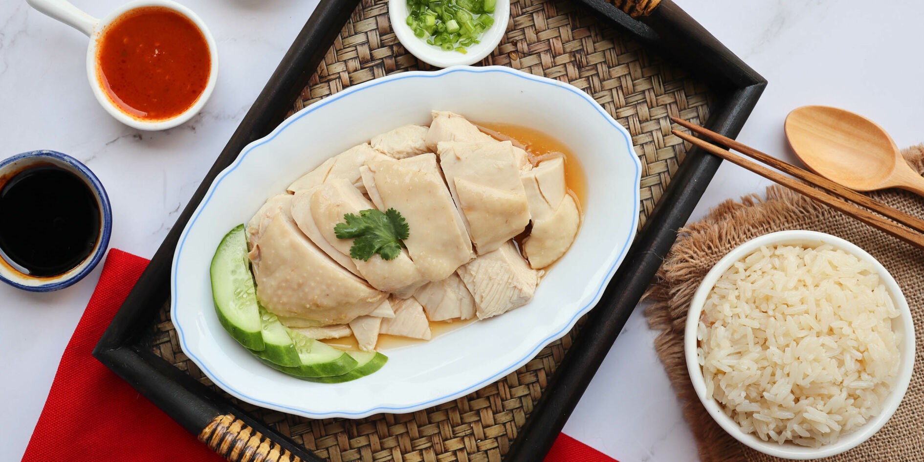 Hainanese Chicken Rice