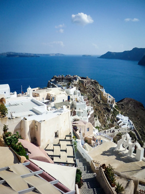 Oia at Santorini Greece