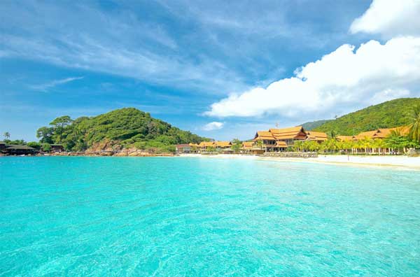 Redang Island with clear water