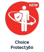 Choice Protect360 Icon (185 x 219px)