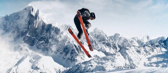 skiiing is one of the most popular winter sports