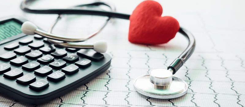 Stethoscope with calculator Stethoscope with calculator