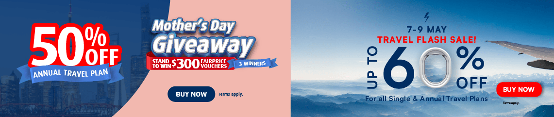 HLAS Travel Insurance 60% Off